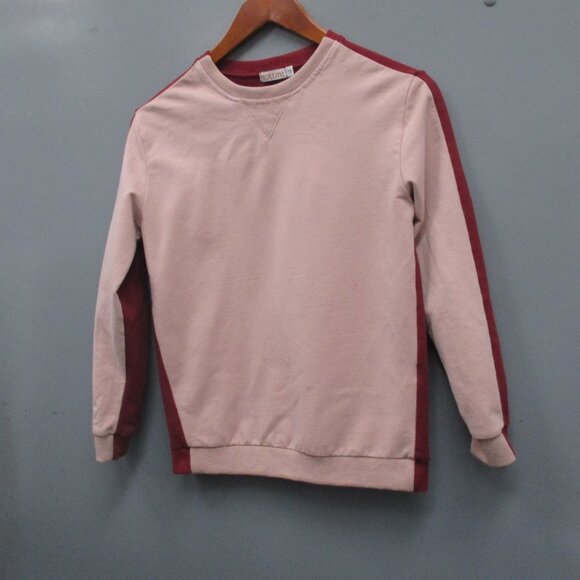 Tottini Boys Sweater Sweatshirt Size 12 Red/Pink Color 95% Cotton Round Neck Top - Picture 1 of 10